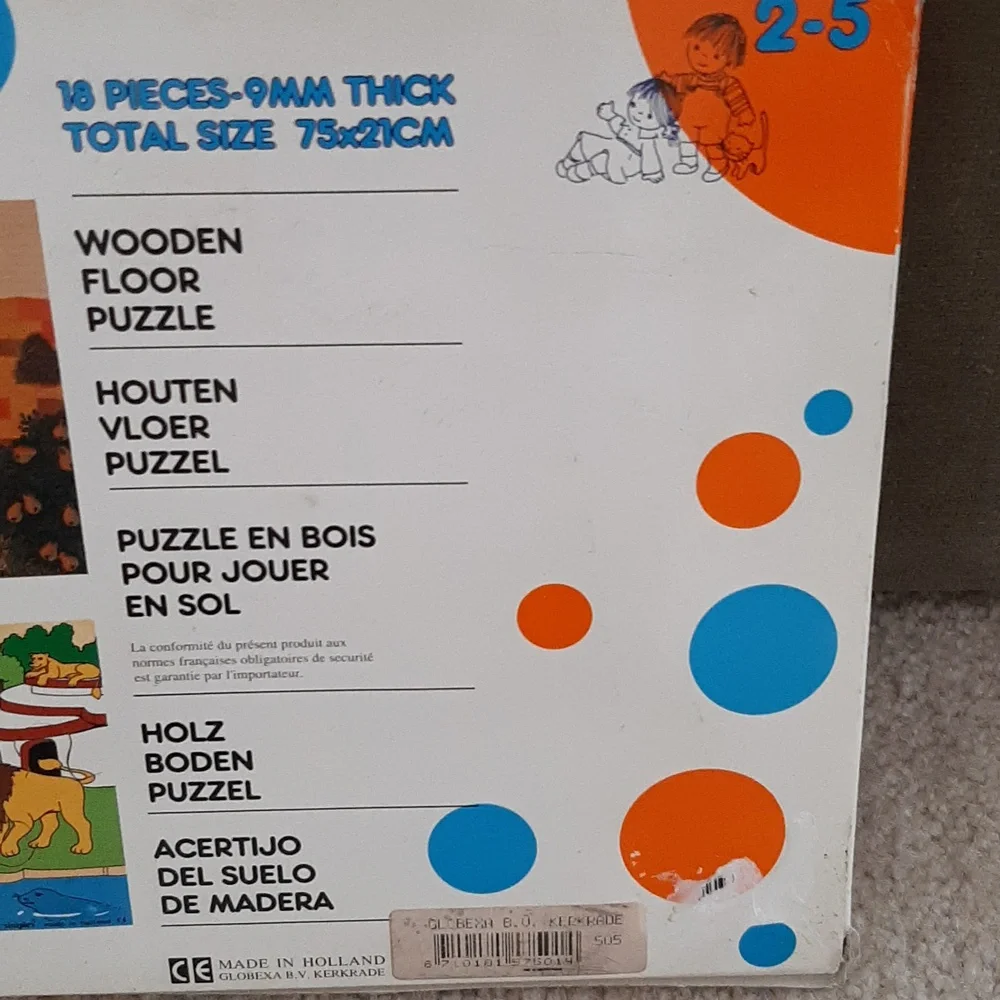Simplex Giant Floor Puzzle with Zoo Animals